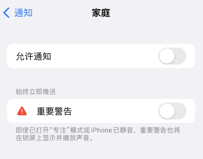 竟陵街道苹果14维修分享iPhone14系列机型弹出“家庭”警告后卡死如何解决 