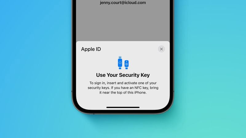 竟陵街道苹果手机维修分享iOS 16.3 新增的 Apple ID 的安全密钥有什么功能 